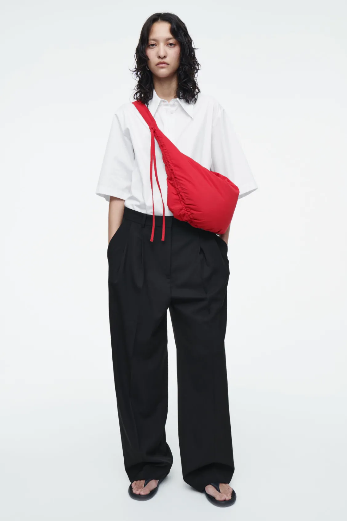 COS CANOPY MINI CROSSBODY - NYLON RED Cheap