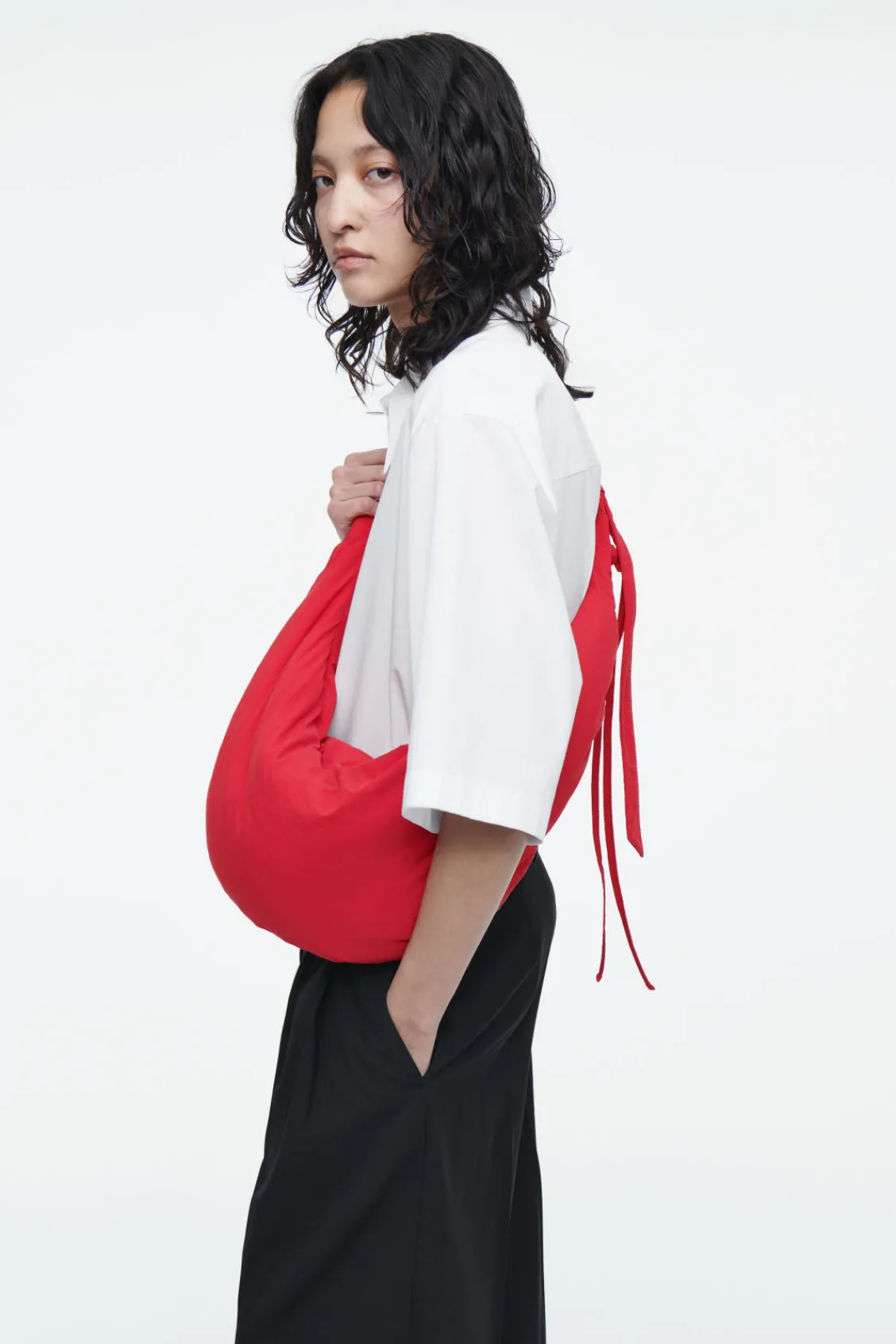 COS CANOPY MINI CROSSBODY - NYLON RED Cheap