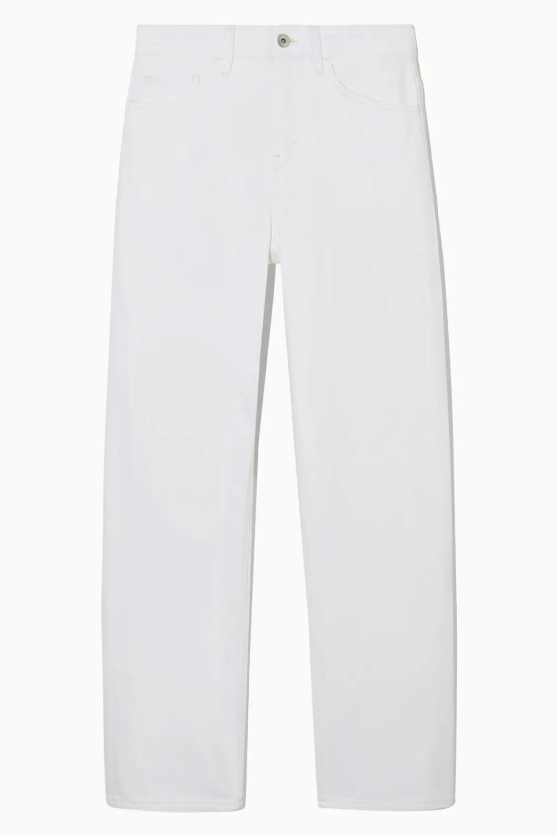 COS COLUMN STRAIGHT-LEG JEANS WHITE Store