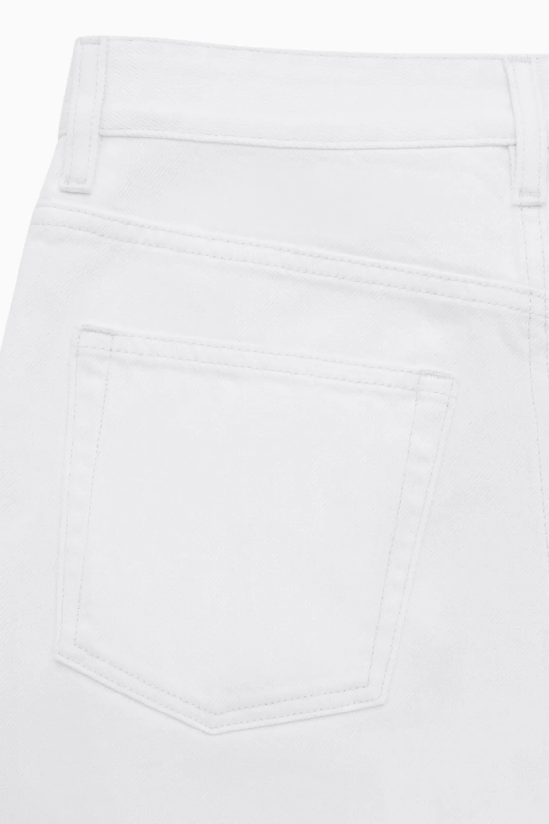 COS COLUMN STRAIGHT-LEG JEANS WHITE Store