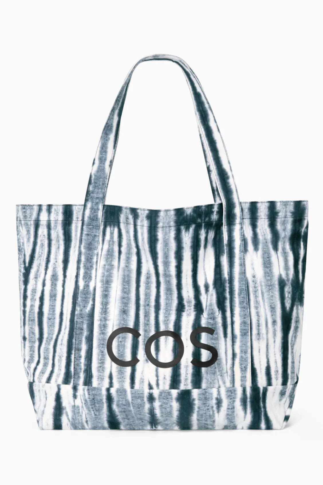 COS UTILITY TOTE - CANVAS BLUE / WHITE New