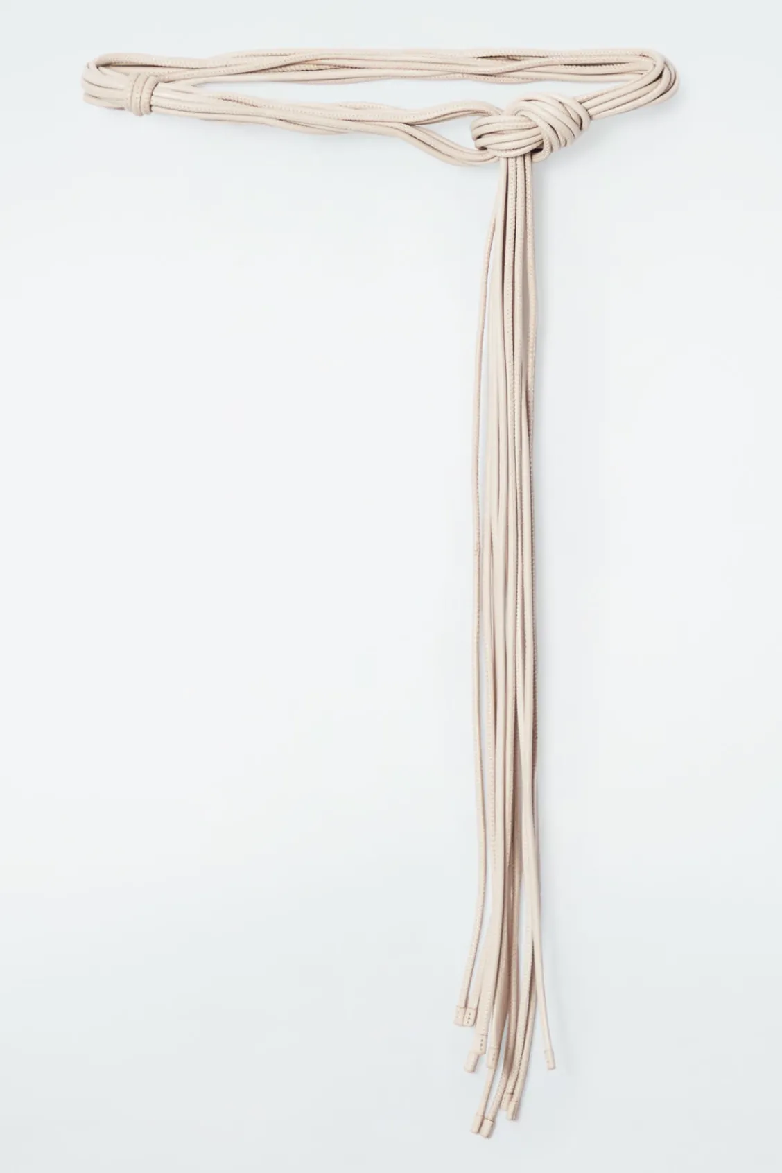 COS LEATHER CORD BELT BEIGE Online