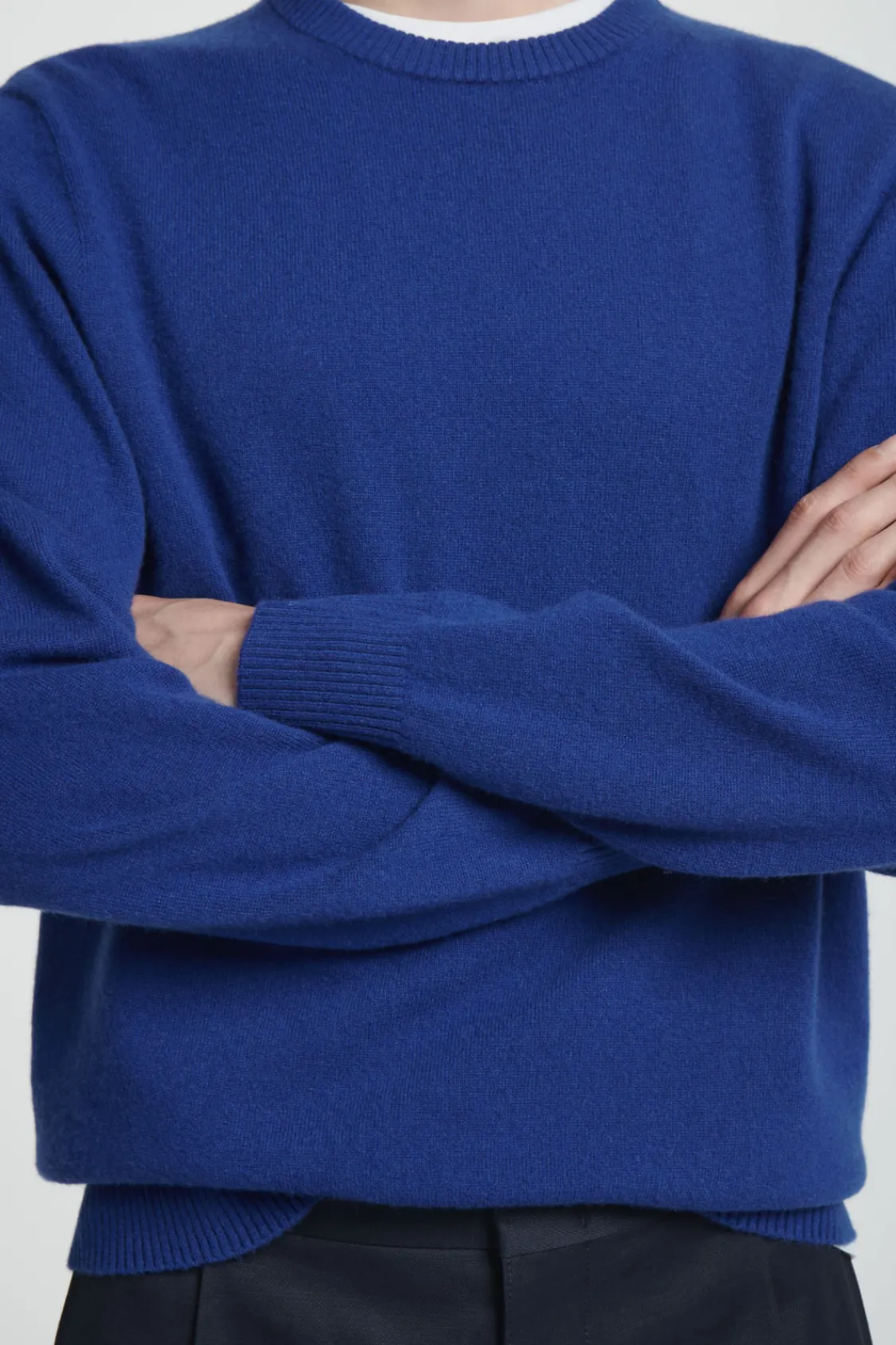 COS PURE CASHMERE SWEATER COBALT BLUE Discount