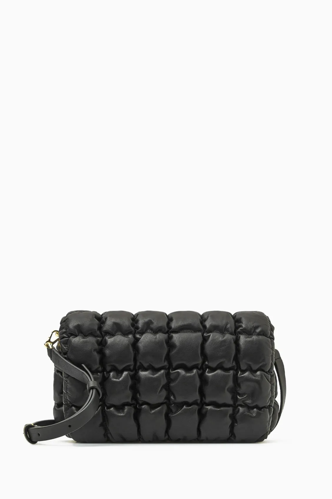 COS QUILTED CROSSBODY - LEATHER BLACK Sale