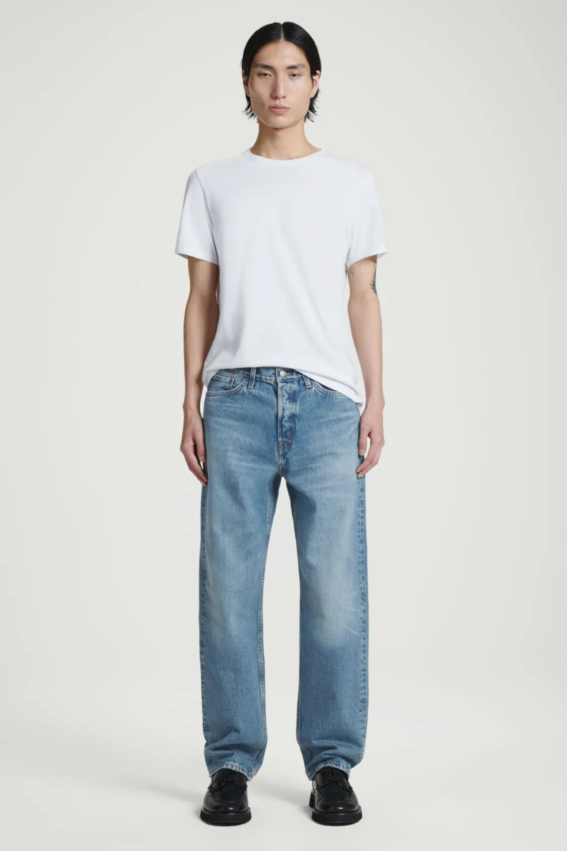 COS SIGNATURE STRAIGHT-LEG JEANS BLUE Sale