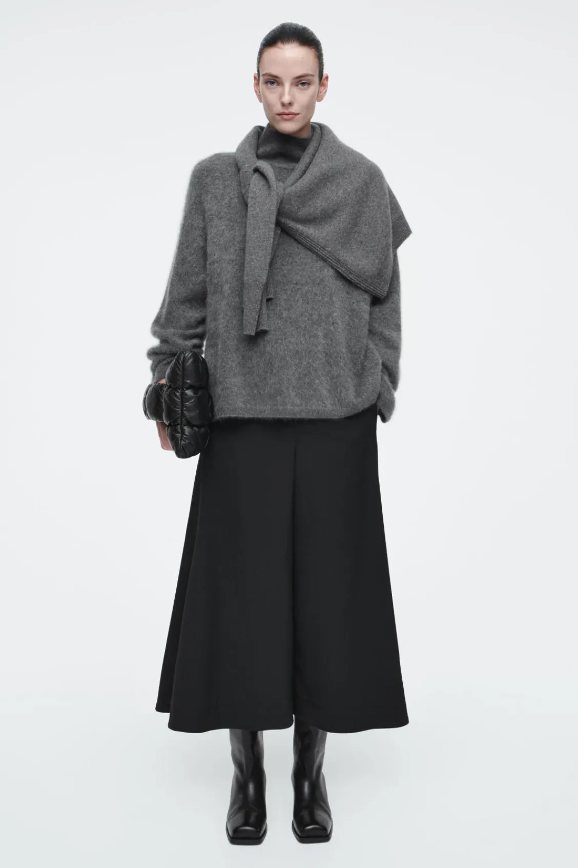 COS TAILORED TWILL CULOTTES BLACK Best