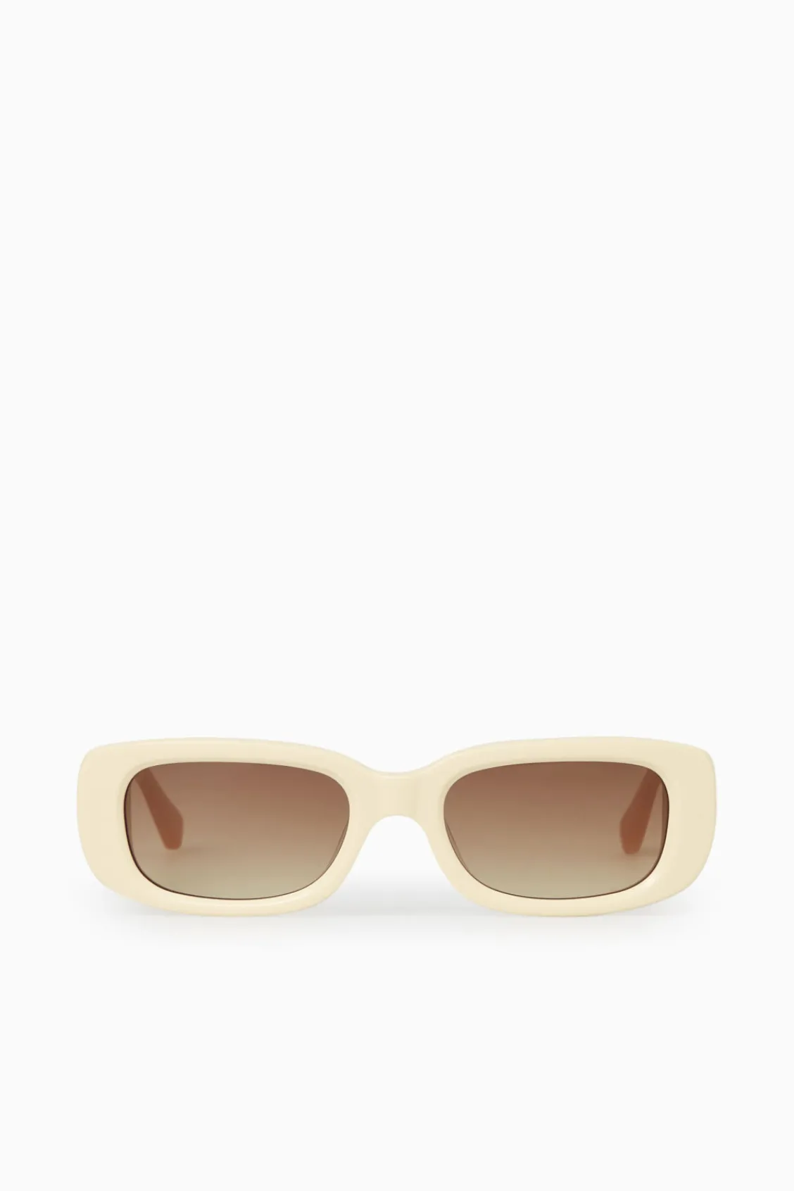 COS THE RECTANGLE ACETATE SUNGLASSES CREAM / PINK Sale