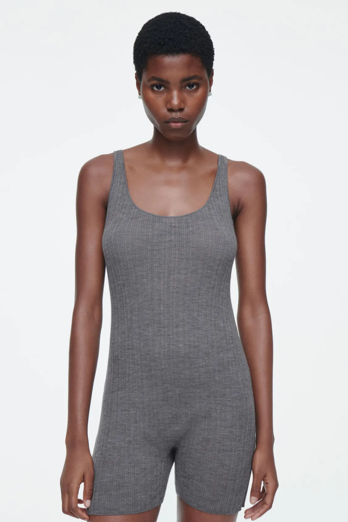 COS THE RIBBED MERINO WOOL BODY FOSSIL Best Sale