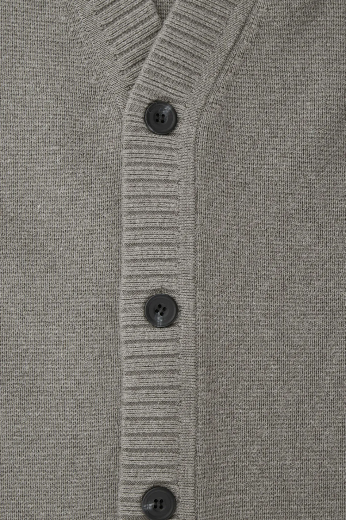 COS V-NECK WOOL-BLEND CARDIGAN LIGHT BROWN MÉLANGE Shop