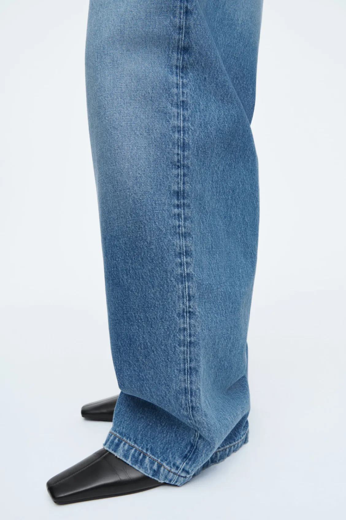 COS VOLUME WIDE-LEG JEANS TRUE BLUE New